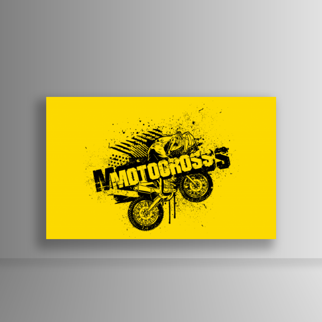 Motocross Custom Acrylic Wall Sign