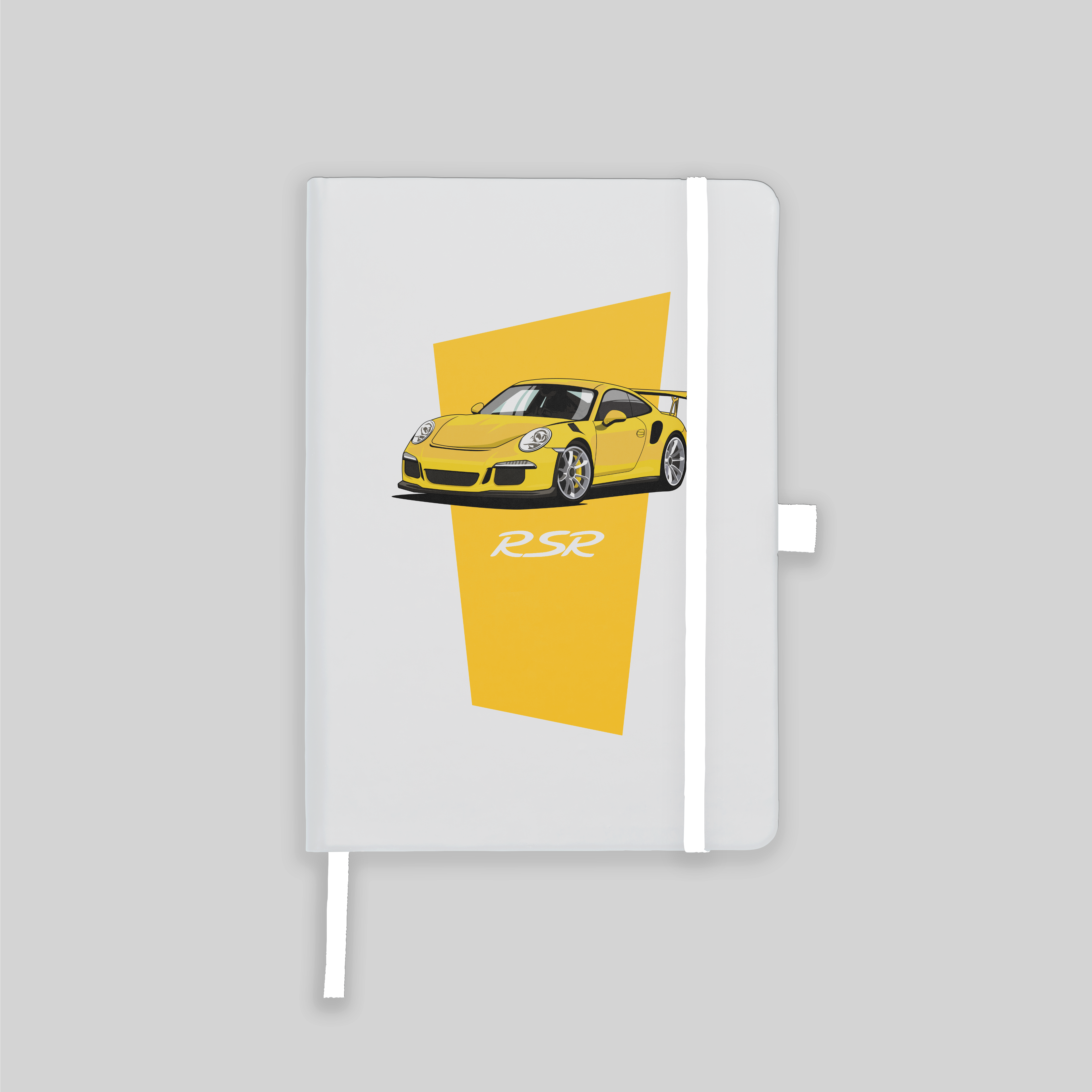 Porsche RSR Yellow Edition Custom Notebook