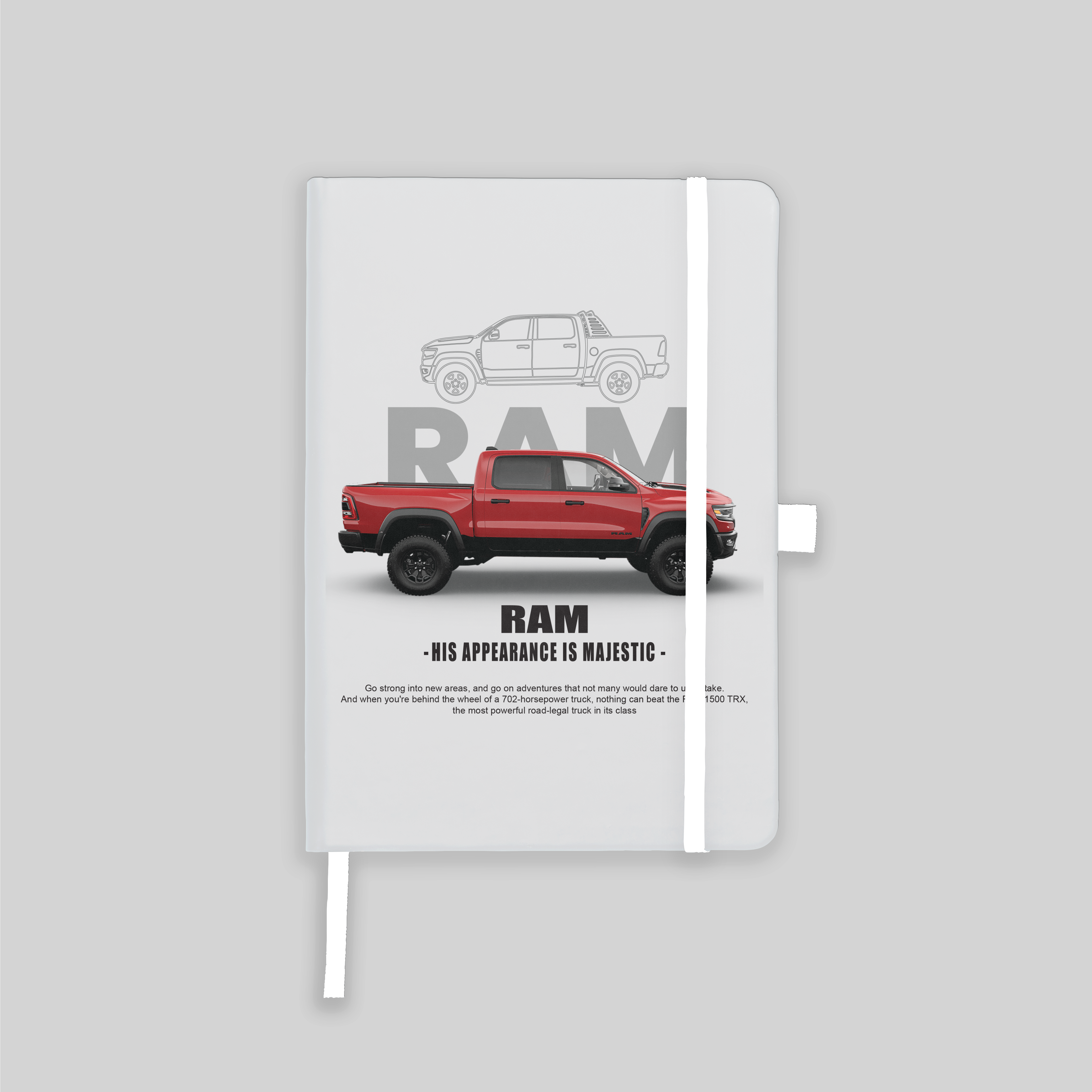 Dodge Ram TRX Custom Notebook