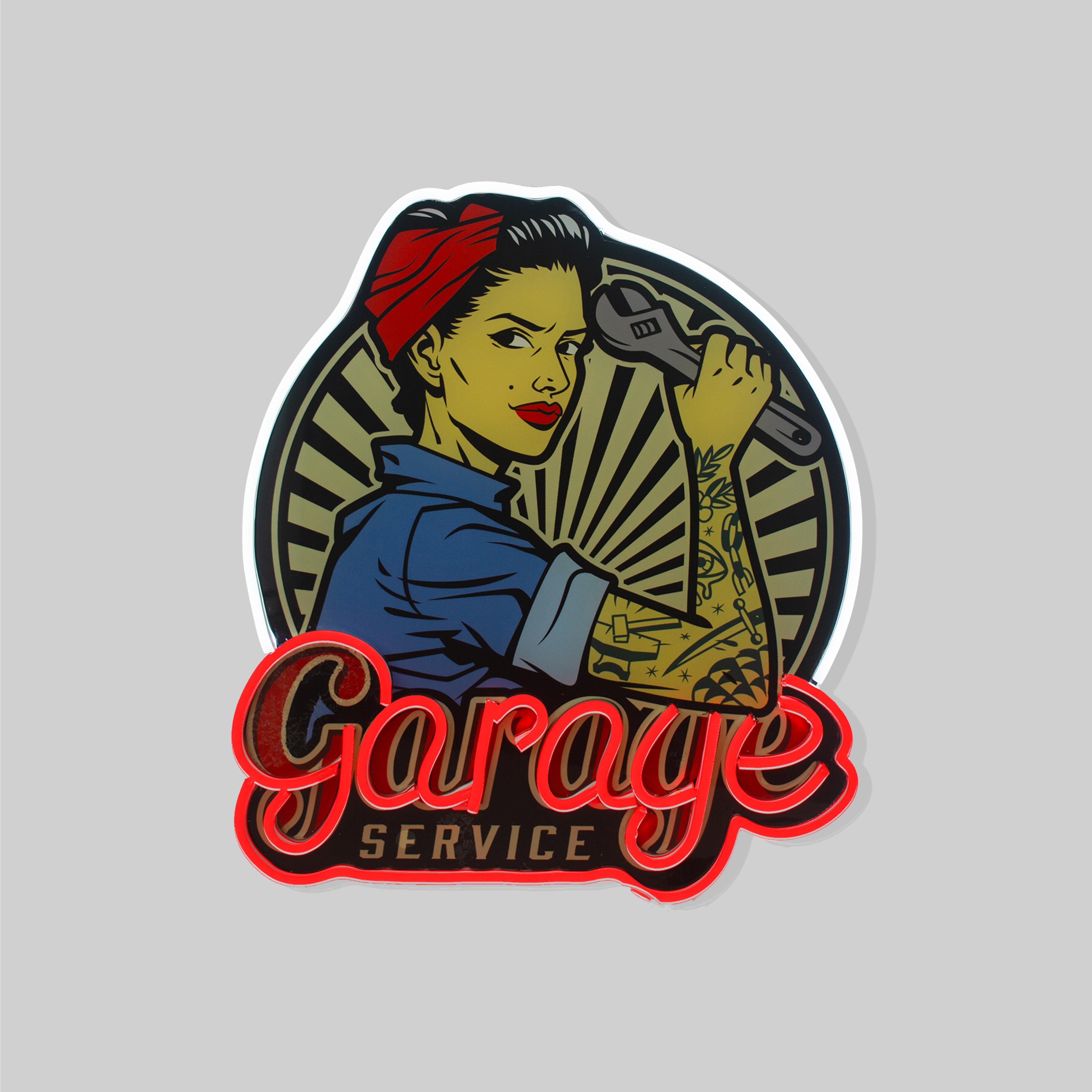 Garage Service LED Neon Signage