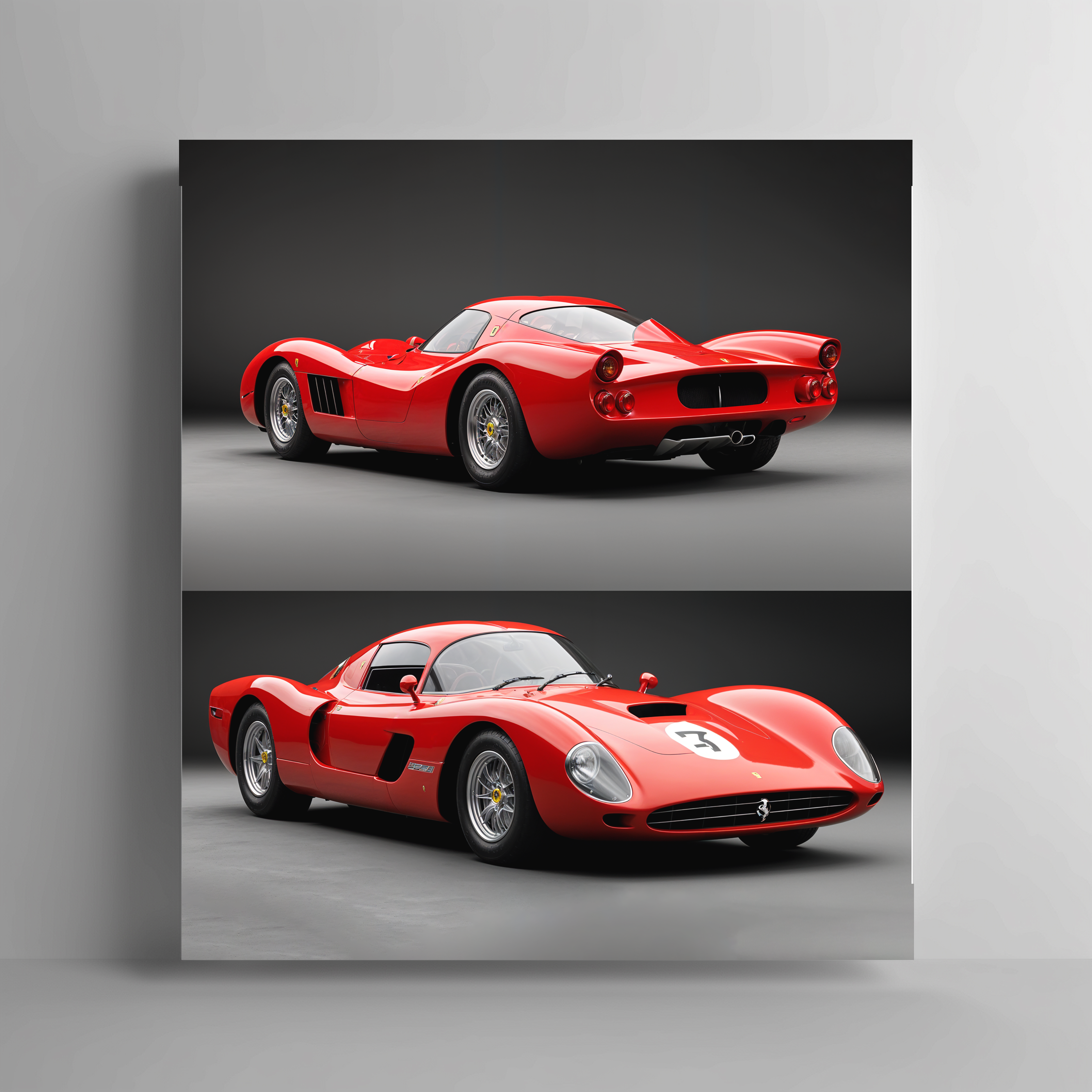 Classic Ferrari Canvas