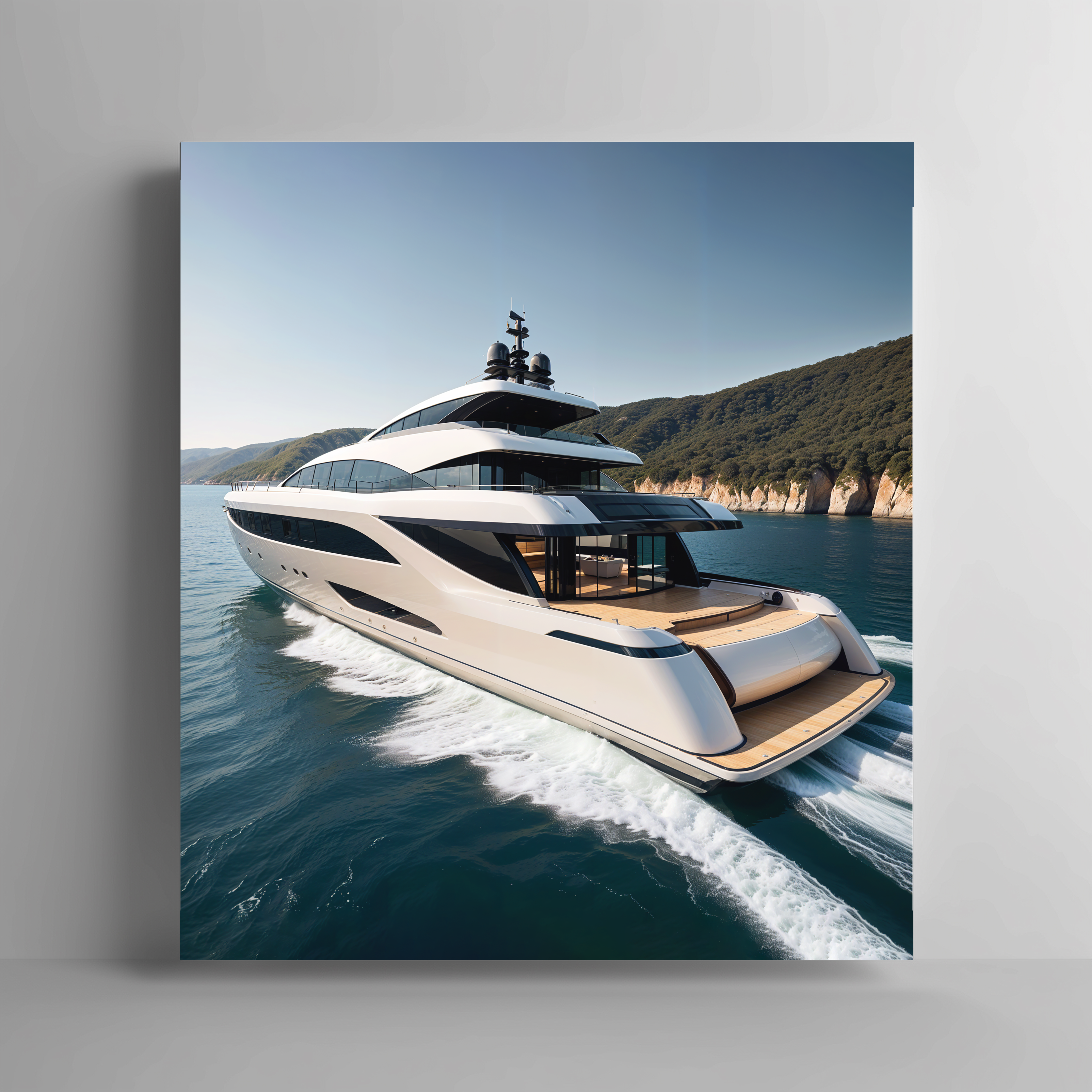 Private Yacht Decorative Canvas