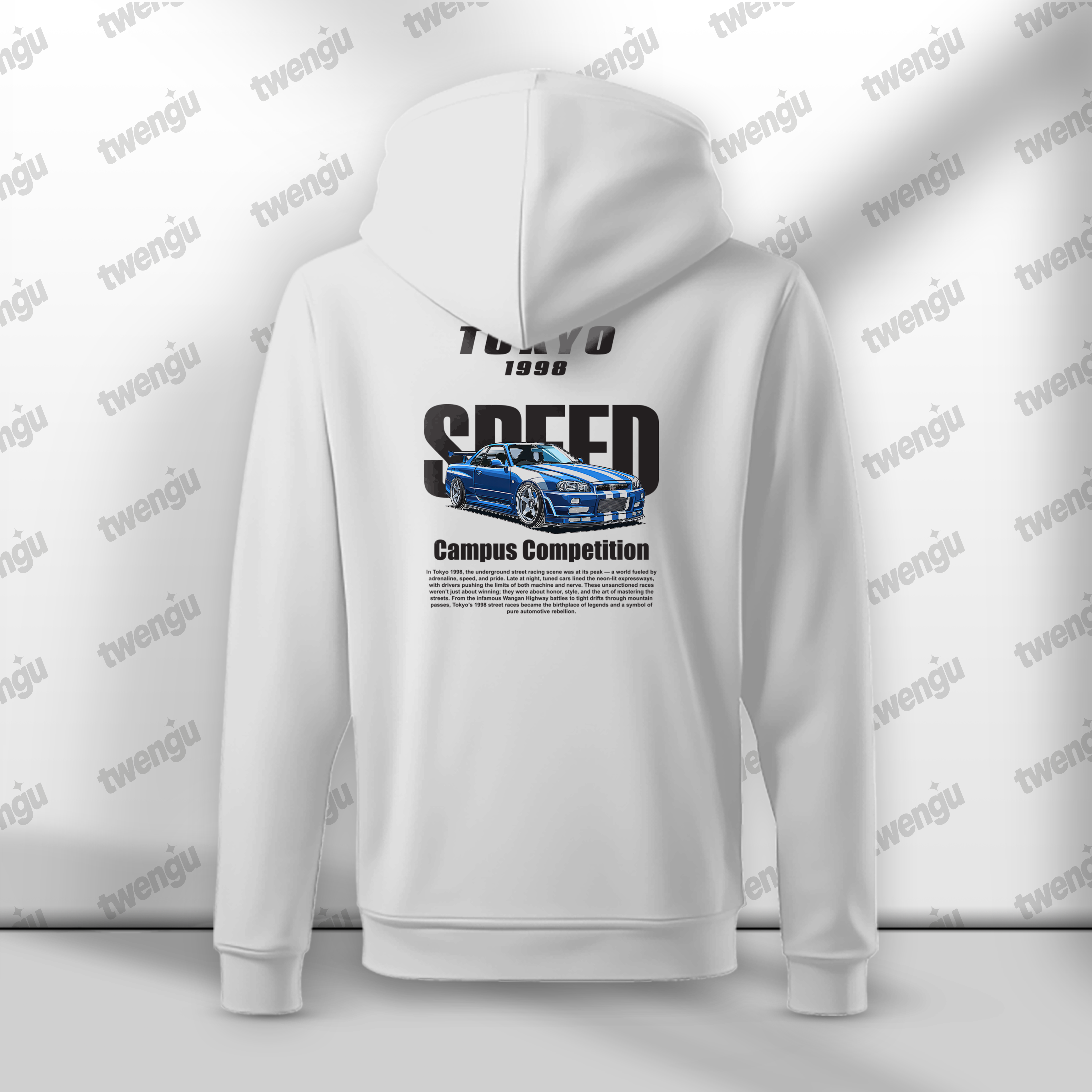 Tokyo 1998 Speed Hoodie – Campus Competition Car Culture