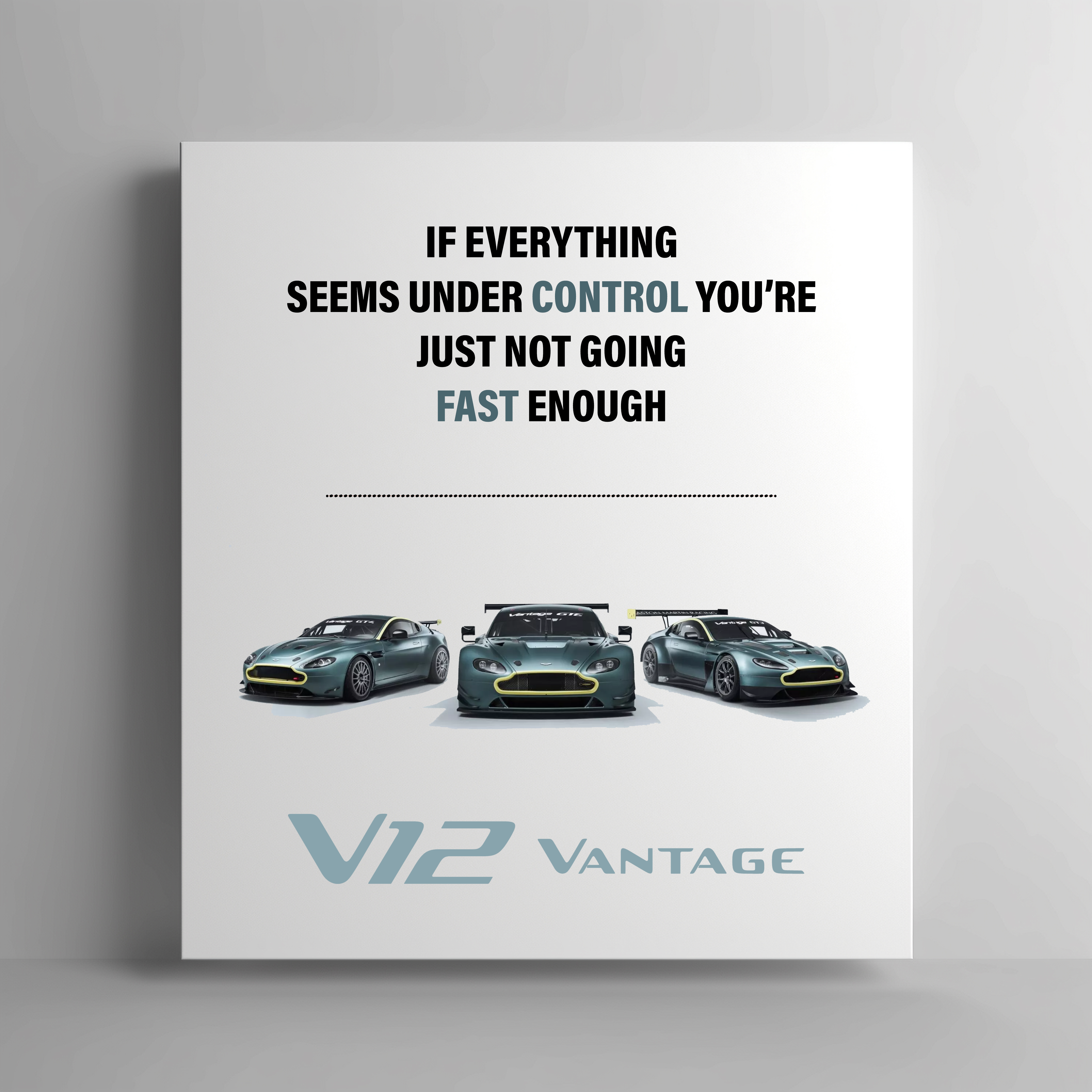 Aston Martin Vantage V12 Edition Canvas