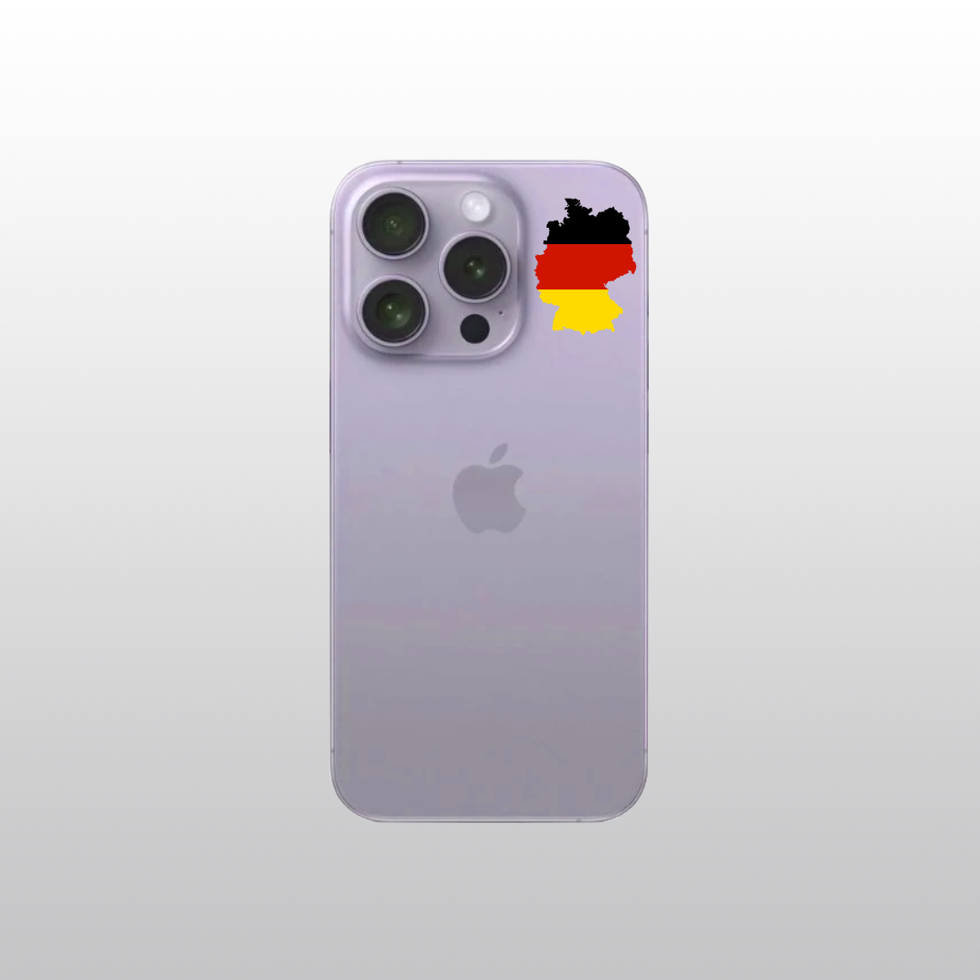 Germany Country Shaped Flag